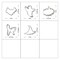 CookieCutter.com 5 Piece Halloween Cookie Cutter Set Scary Cat, Ghost, Flat Pumpkin, Witch Hat, Bat, Metal Shapes Made in USA, Silver